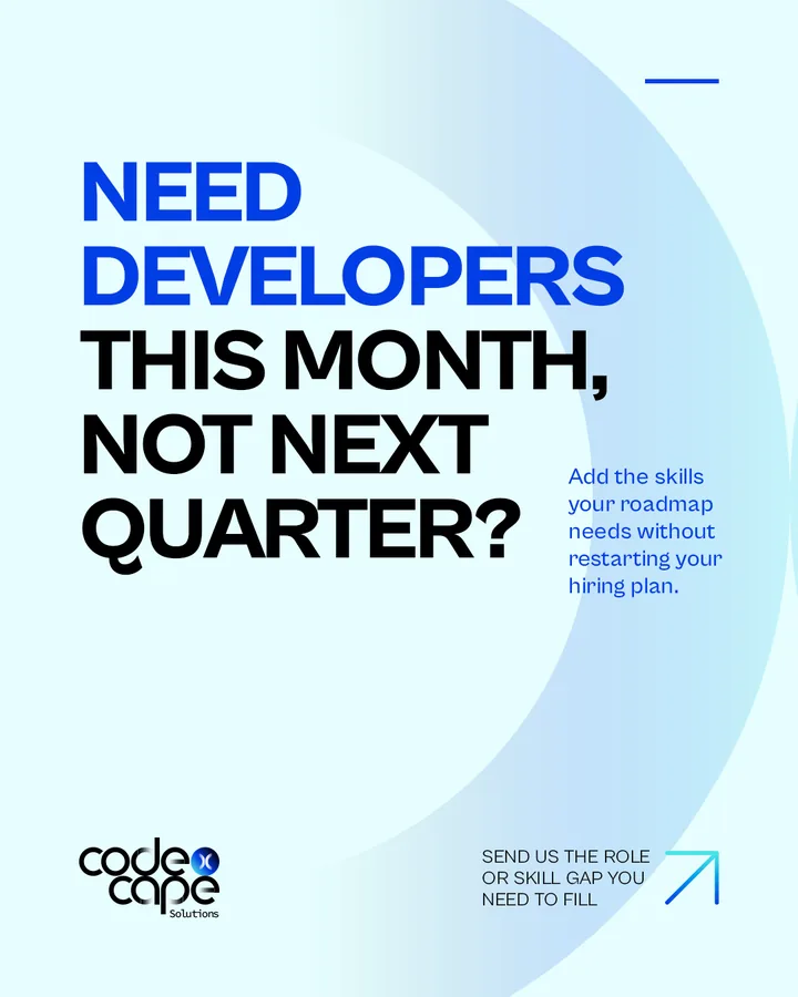 Need developers this month, not next quarter?