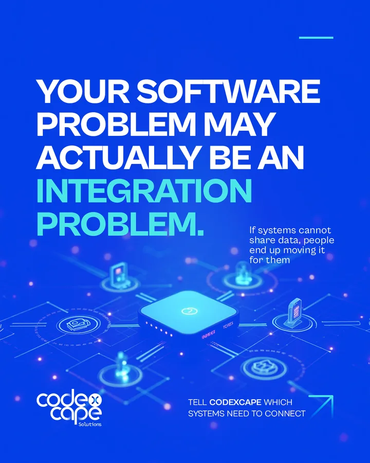 Your software problem may actually be an integration problem