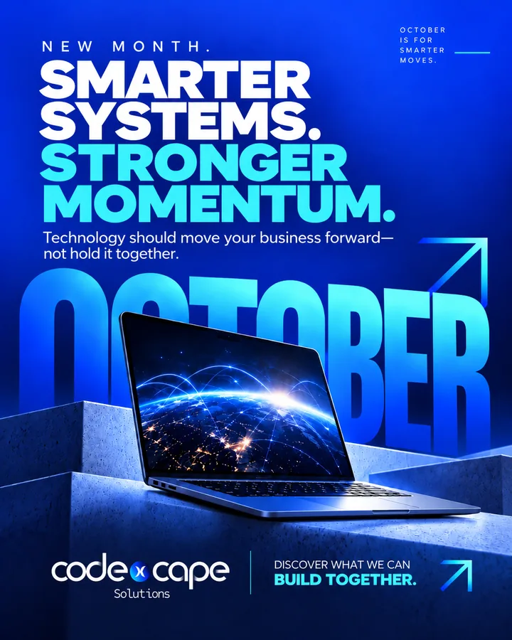 New month. Smarter systems. Stronger momentum — October