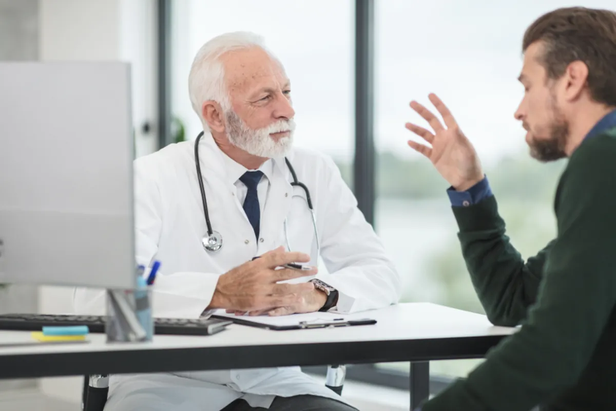 Doctor in consultation with a patient